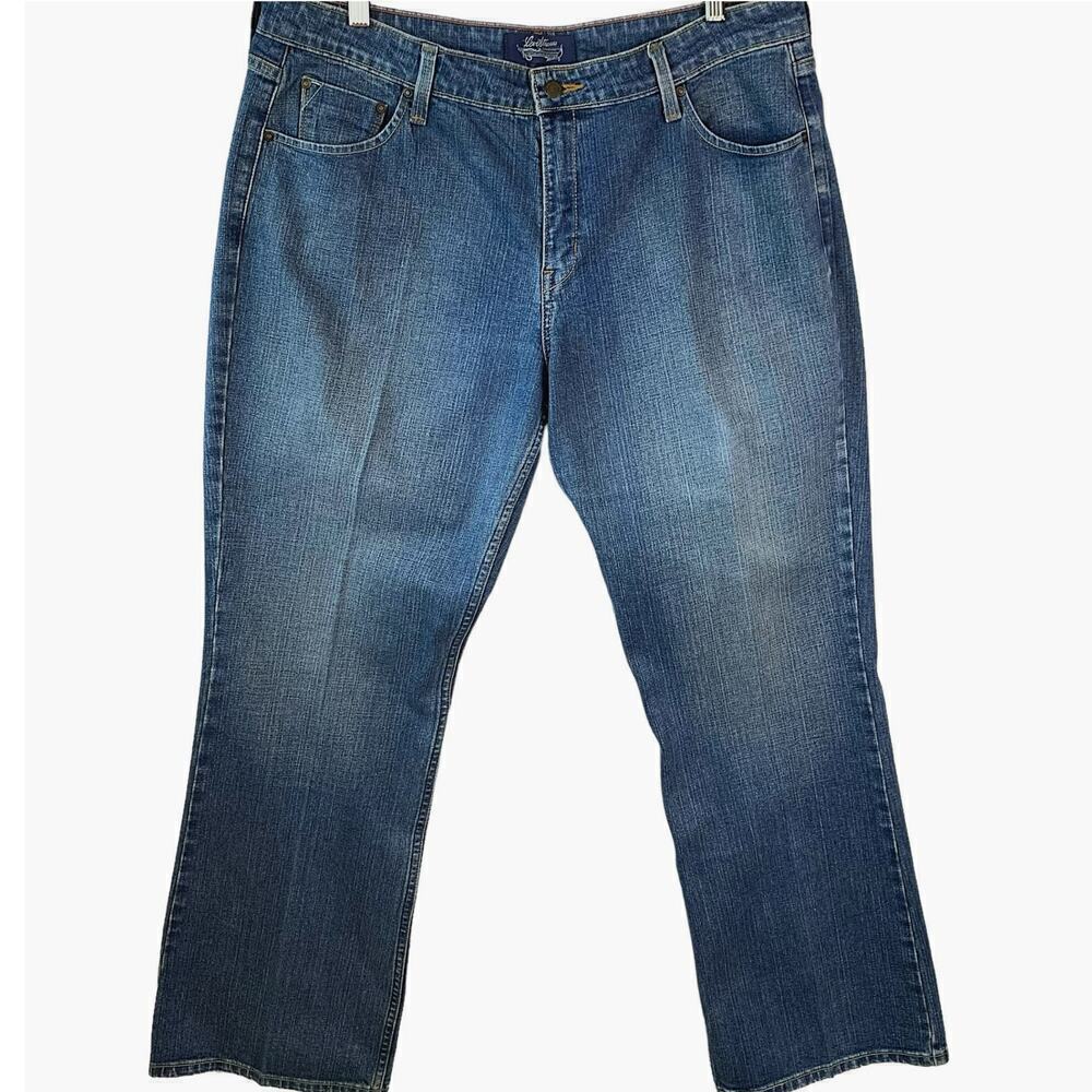 Levi Strauss Signature Vintage Stretch Low Rise Bootcut Blue Jeans Misses 16